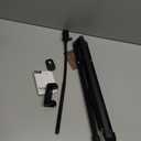 Aureday Phone Tripod, 92" Cell Phone Stand with 15" Gooseneck, Remote and Phone Holder, Overhead & Selfie Stick for Recording/Watching/Vlog, Compatible with iPhone Android (Black)