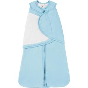 Newborns Swaddle Sleep Sack 03 Months, 1.0 TOG Baby Blanket for Newborns, Soft Sleeping Bag for Infants (Blue, S)