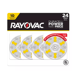 Rayovac Hearing Aid Battery Size 10 24pk - Yellow
