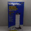 Mityvac MV7300 Pneumatic 2.3 Gallon Venturi Vacuum Pump Fluid Evacuator, Uses Compressed Air, Chemical-Resistant Polyethylene, Air Shut-Off Valve, Overflow Prevention, Quick-Drain Spout, Large Base
