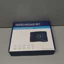 Cordless Heating Pad for Back Pain Relief, Heated Back Belt Abdomen Warmer Lumbar Support, Lumbar Massaager with Heat (Gray)