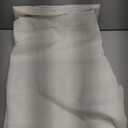 MYSKY HOME 90 Inch Curtains for Sliding Glass Door Windows, Living Room Decoration Natural Drapes Soft Comfortable Touch Farmhouse Country Patio Treatment Set, Beige White, 50" Width, 2 Panels