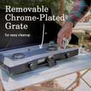 Coleman Triton 2-Burner Propane Stove, Portable Camping Cooktop with 2 Adjustable Burners & Wind Guards, 22,000 BTUs of Power for Camping, Tailgating, Grilling, BBQ, & More