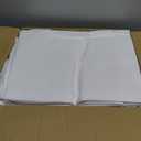 sancua 8 Pack White Tablecloth 60 x 120 Inch, Rectangle Table Cloth for 8 Feet Tables - Stain and Wrinkle Resistant Washable Polyester Table Cover for Dining Tables, Buffet Parties and Camping