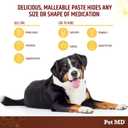 Pet MD Wrap-A-Pill with Dog Probiotics - Pill Wrap for Dogs Medicine - Easy-to-Use Paste to Hide Capsules, Create Pockets and Treats for Dogs - Cheese & Bacon (4.2oz)