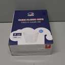 JOLLY CHEF 9 oz Clear Disposable Plastic Cups, 100 Pack Clear Plastic Cups Tumblers, Heavy-duty Party Glasses, Disposable Cups for Thanksgiving, Halloween, Christmas Party