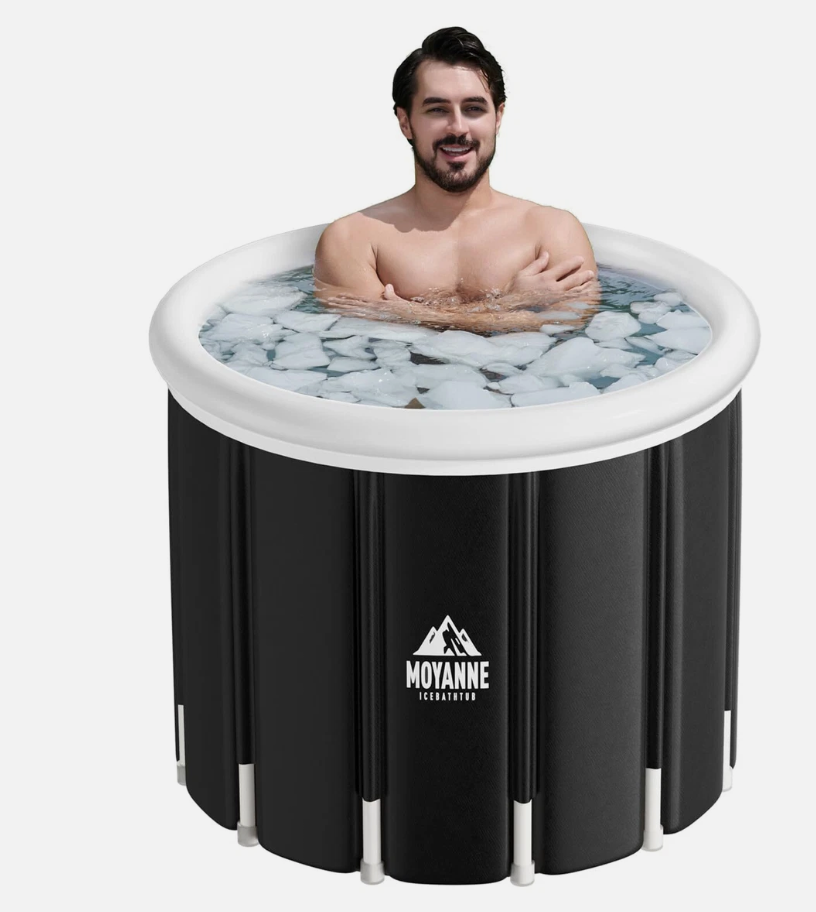 Ice Bath Tub,155 Gallons Inflatable Cold Plunge Tub for Athletes' Recovery