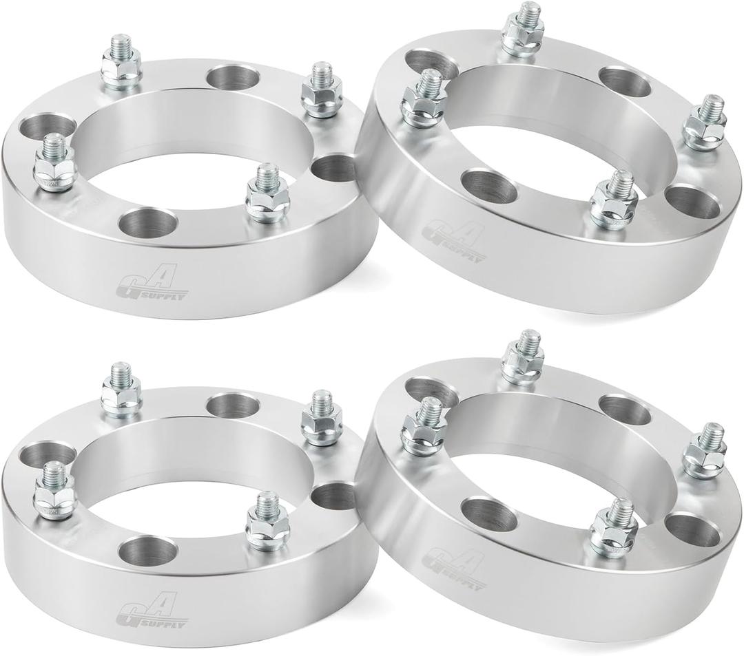 GAsupply ATV 4x137 Wheel Spacers 1.5 inch Fit for Can-Am Maverick Honda 1000R 1000X 1000-3 1000-5, 38mm 4 Lug Black 4x137mm Wheel Spacer with 12x1.5 Studs, 110mm Hub Bore, 4PCS