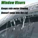 Window Visors Rain Guards Shield 2013-2018 N-issan Altima Wind Vent Visors