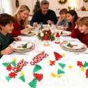 4800Pcs Christmas Confetti Xmas Metallic Foil Mix Confetti for Christmas and New Year Decoration Set (Style 3)