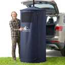 Portable Changing Tent, Easy Set-up Shower Tent for SUV with Suction Cups and Buckles, Instant Privacy Dressing Room with Carry Bag for Camping, Shower, Beach and Toilet Stall, 37"L x 37"W x 72"H