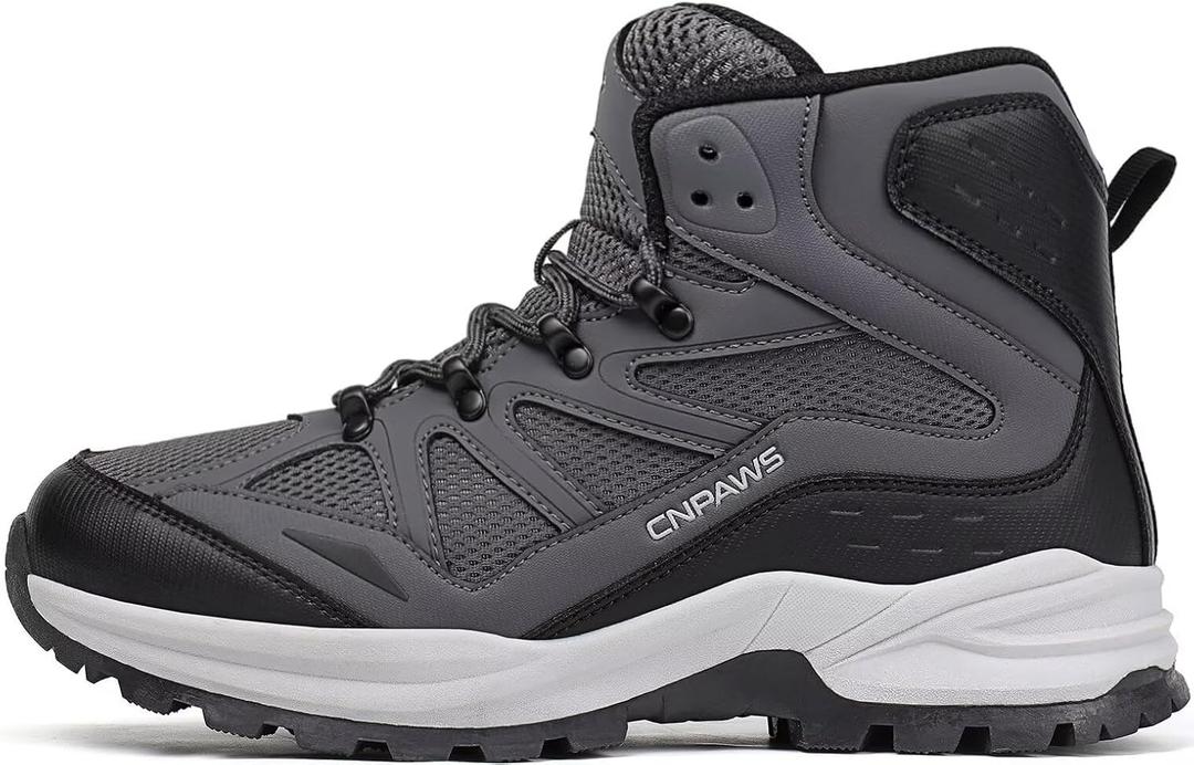 Men's Waterproof Hiking Boots Non-Slip Lightweight Trail Sneakers Outdoor Breathable Trekking Shoes,Size 40