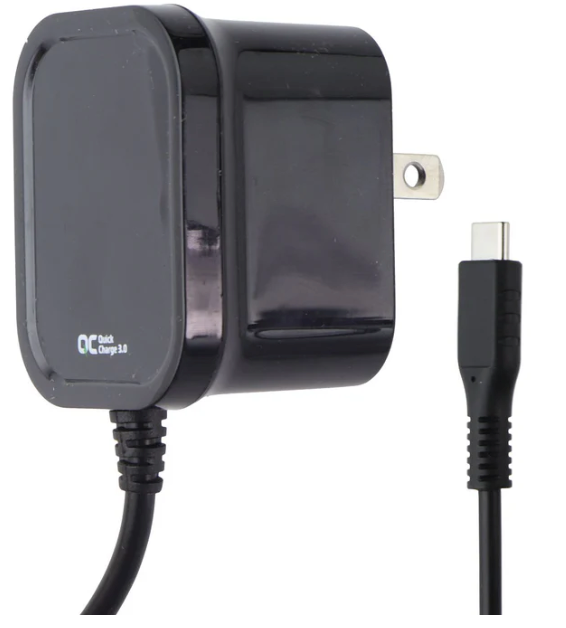 Zgear (18w) Adaptive Fast Charge Usb-c Wall Charger - Black