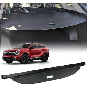 for 2026 Kia Sportage Cargo Cover - Tesmirror Rear Cargo Cover Privacy Retractable Rear Storage Cargo Cover Security Shield Shade for 2023 2024 2025 2026 kia sportage Accessories