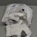 Gildan Men's Polyester Half Cushion Ankle Socks, 12-Pairs (White)