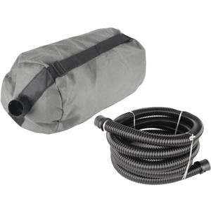 Kikeep Drywall Sander Dust Collection bag Wall Grinding Machine Collection Bag Drywall Sander Attachment (1 Pack with 2m hose)