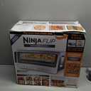 Ninja Air Fryer Toaster Oven Combo | 8-in-1 Functionality | Flip Up & Away for Storage Space | Air Fry Basket, Sheet Pan, Wire Rack & Removable Crumb Tray |1800 Watt | Stainless Steel | SP151, 17.01 in L X 15.75 in W X 7.68 in H