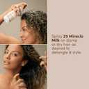 Mizani 25 Benefit Miracle Milk - Leave in Conditioner for Curly Hair, With Coconut Oil, Curl Detangler Spray, Anti Frizz Heat Protectant, No Drying Alcohols, Paraben-Free (8.5 Fl Oz (Pack of 1))