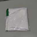 sancua 60 Inch Round Tablecloth (Fits 20-48 Inch Tables), Water Resistant Spill Proof Washable Polyester Table Cloth Decorative Fabric Table Cover for Dining, Buffet Parties and Camping, White