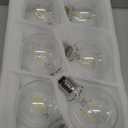 E ENERGETIC LIGHTING LED Globe G25 Dimmable Edison Light Bulb, 40 Watt Equivalent, 5000K, 350LM, E26 Medium Screw Base, Christmas Light, G80 LED Edison Light Bulb, ETL Listed, 6-Pack