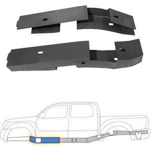 Mountainpeak Front Frame Repair Kit Section Set Fit for 2005-2015 Toyota Tacoma 2nd Double Cab and Access Cab
