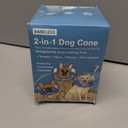 BARKLESS Dog Cone, Inflatable Dog Cone After Surgery for Large Breeds, Soft Surgery Collar with Enhanced Anti-Licking Guard Shield for Pets, Patented Protective Donut Collar (L (Neck: 14"-18"), Grey)