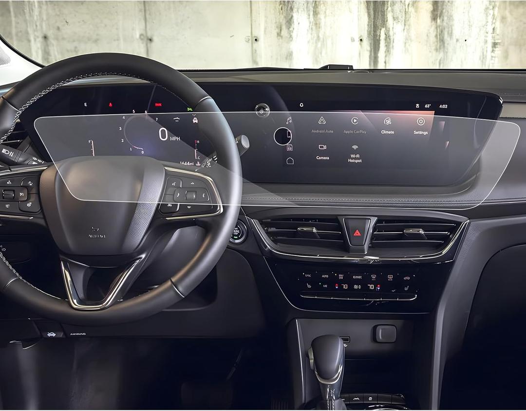 SXCY 2PCS for 2024 2025 2026 Buick Encore GX Screen Protector 2024 2025 2026 Encore GX Screen Protector 11 inch Navigation + 8 inch Dashboard Touch Screen(Nano 4H)