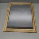 Rustic Mirror for Wall with Rectangle Wood Framed Decorative Hanging Mirrorrs for Bedroom Bathroom Living Room Dressing Room
, 16x20