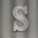 Marquee Letters S, Led Letter Lights, 26 Alphabet Battery Powered LED Light Up Name Sign, Decorative Lighted Standing Letters for Graduation Party Night Light Wedding Birthday Room Bar Wall Decor