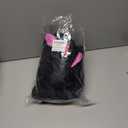 Black Cat Onesie Pajamas for Women Plush Animal One Piece Cute Cat Costume Sleepwear Halloween Cosplay Costume (Medium)