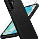 FNTCASE for Galaxy A17/A16 5G Phone Case - Samsung A17 Military Grade Drop Protection, 14ft Drop Tested, Screen Protector Included, Anti-Slip Matte Textured, TPU+PC Dual Layer Shockproof Cover (Black)