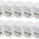 10-Pack Barrel 3/4-inch Knobs in Brushed Nickel