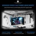 Thermalright Wonder Vision 360 Turbo ARGB White CPU Liquid Cooler,for AM5/Intel LGA1851/1700,6.67’’ 3D Curved Screen with 2400x1080 Resolutions,Magnetic Panel Screen,360mm Aio