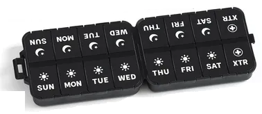 Foldable Weekly Pill Organizer