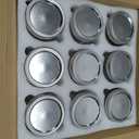 SUT Wide Mouth Mason Jars 32 oz,9 Pack Quart Mason Jars With Airtight lids and Bands,Clear Canning Jars 32 oz for Preserving,Meal Prep,Overnight Oats,Fermenting, Pickling