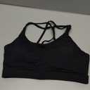 Sports Bras for Women,Padded Sports Bra Tank Top Sexy Crisscross Back High Impact Longline Workout Yoga Bra (Small, Black)