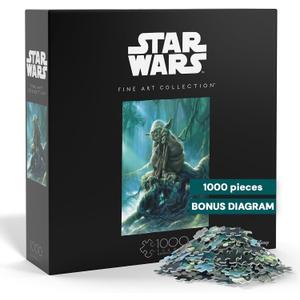 Buffalo Games - Star Wars - Yoda - 1000 Piece Jigsaw Puzzle For Adults -Challenging Puzzle Perfect for Game Nights - Finished Size is 26.75 x 19.75