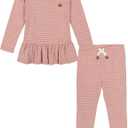 Calvin Klein girls 2pc Fashion Legging Set (M)