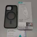 ESR for iPhone 15 Case, Compatible with MagSafe, Military-Grade Protection, Yellowing Resistant, Scratch-Resistant Back, Magnetic Phone Case for iPhone 15, Classic Series, Frosted Black