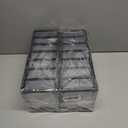 Thyle 2 Pcs Plastic Drawers Organizer Mini Organizer Stackable Plastic Clear Drawer Storage Box Containers Storage Units for Desktop Classroom Craft 6.7 x 4.9 x 13.4 inches(Black)