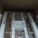 Height Adjustable Rolling TV Stand for 37-86 Inch TV up to 110 Pounds, Portrait to Landscape, Heavy Duty Mobile TV Cart with Shelf Max VESA 600x400mm (WHITE)