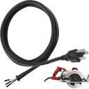 95104L for SKILSAW Saw Replacement Cord with SPT77WM SPT78W SPT70WM SPT70V SPT55 Circular Saw Heavy Duty Durable Power Cord for SKIL Saw Worm Drive Saw Power Tools M77 77 Parts
