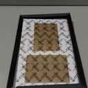 5x7 Double Picture Frame Collage 2 Openings Wooden, Multi Photo Collage Frame 9x14 Gallery Wall Decor, Black Frame with White Mat, Wood