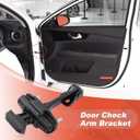 Front Right Door Check Strap for Jeep Wrangler JL 2018-2025 for Jeep Gladiator 2020-2025 68297663AC Front Passenger Side Door Check Stay Arm Hinge Bracket Brake Stopper Limiter