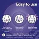 Airmax Nasal Dilators - Anti Snore Device - Small - 6-Month Relief - Cure for Snoring - Recommended by Physicians - Blue - One-Pack
