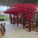 Large Pink Artificial Bougainvillea Tree Artificial Tree for Landscape and Venue Decoration - Indoor Outdoor Use (2.5x2m)