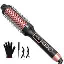Lopeie Infrared Thermal Brush for Blowout Look, 1.5 Inch Ionic Thermal Round Brush Makes Hair Smoother Get Natural Curls, Dual Voltage, Easy to Use, Gifts for Women