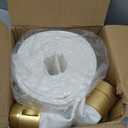 ZYfire Fire Hose - 2-1/2" ID x 25 FT Single Jacket TPU Firefighter Hose with NPSH Brass Couplings 750 PSI Burst Pressure Lightweight for Use in Firefighting