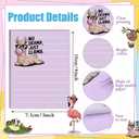 Eersida 24 Sets/48 Pcs Valentines Day Employee Appreciation Gifts Bulk Funny Animals Sticky Notes 30 Sheets of Each and 24 Pens with Organza Bags Back to School Gifts for Office Teacher Students