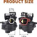 799584 594058 Carburetor for B&S 103M02 09P702 9P702 09P000 Vertical Engine for Craftsman M230 M400 163cc Lawn Mower Model CMXGMAM1125501